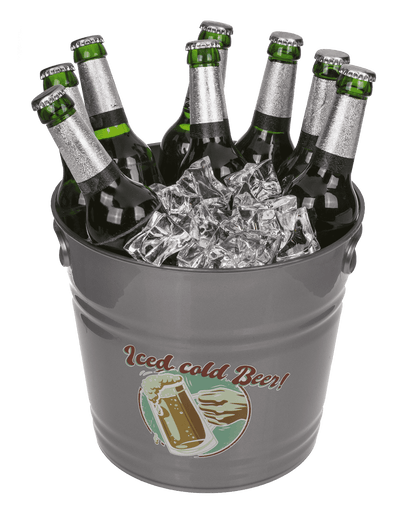 Ice Bucket with Beer logo, 6L Capacity