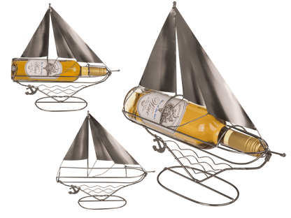 Metal bottle holder, Sail Boat,