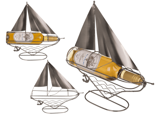 Metal bottle holder, Sail Boat,