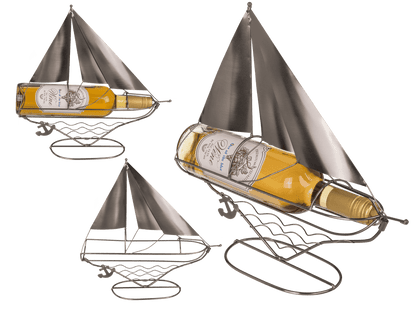 Metal bottle holder, Sail Boat,