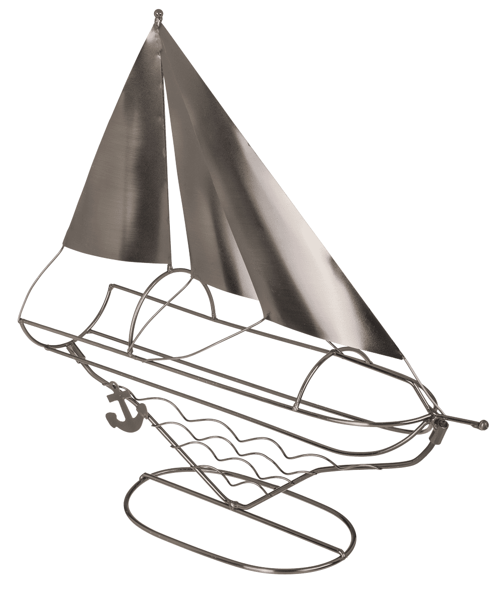 Metal bottle holder, Sail Boat,
