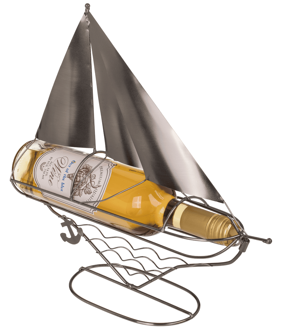 Metal bottle holder, Sail Boat,