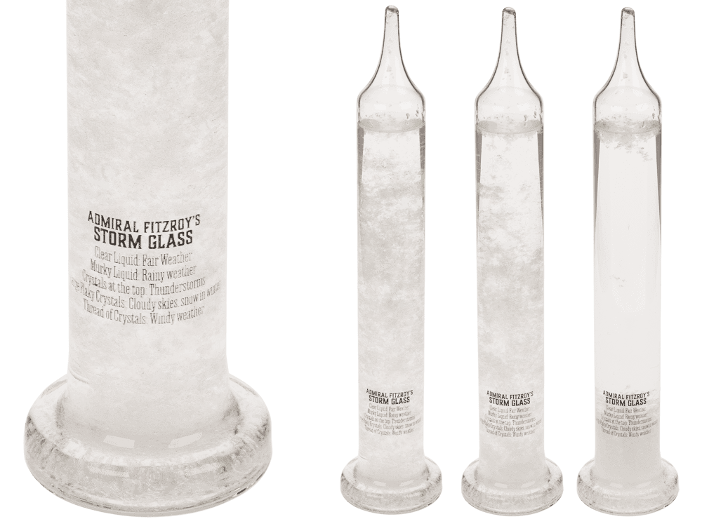 71-3375_000.png Storm Glass, 6 x 28 cm, in gift box - Afbeelding 1
