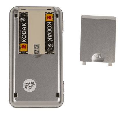 Stainless steel precision scales, 12 x 6 cm,