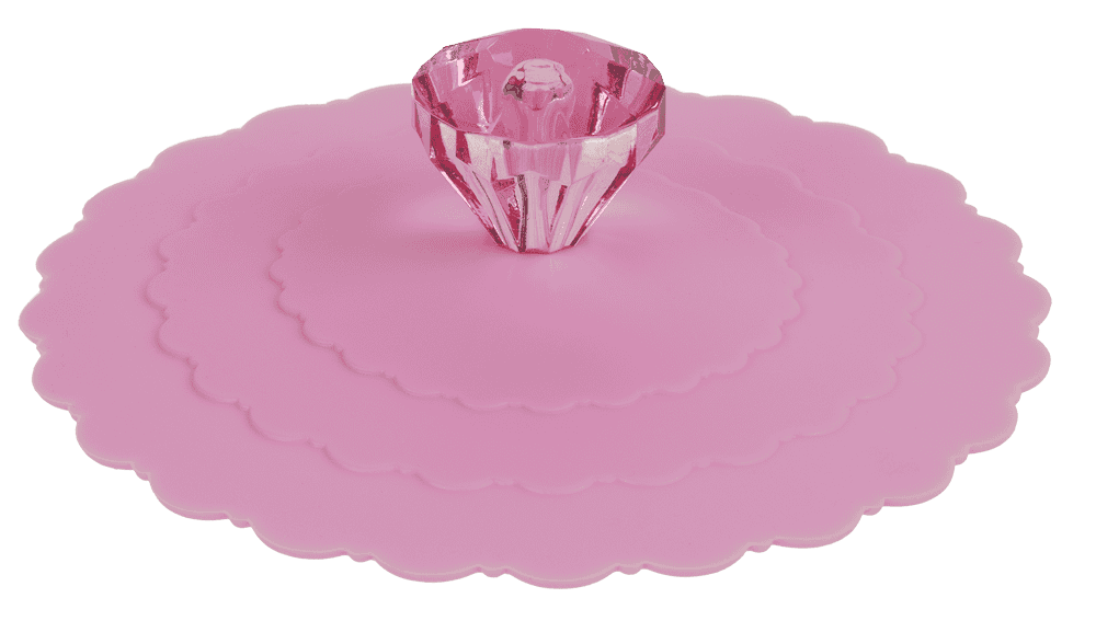 Silicone Lid, Diamonds, X cm,
