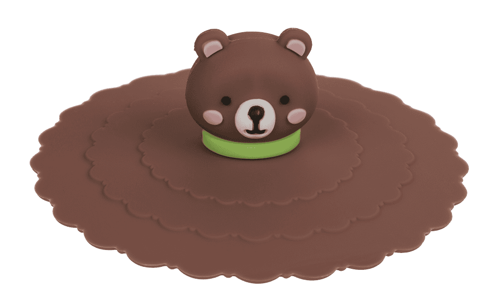 Silicone Lid, Animals, X cm,