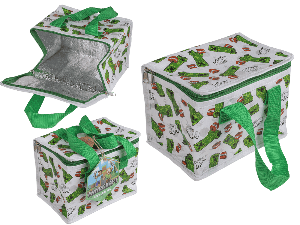 Cooling bag, Minecraft Creeper,