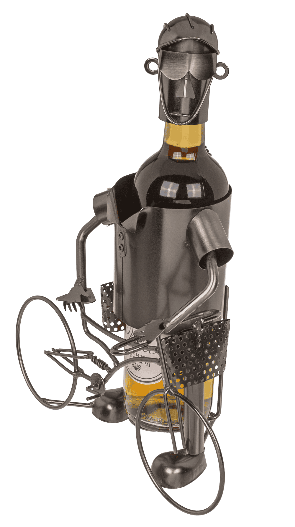 Metal bottle holder, Bicycle Driver,