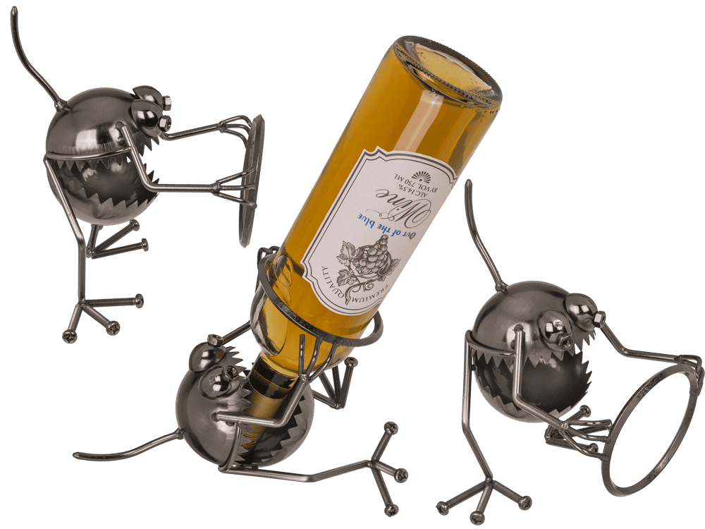 71-3382_000.png Metal bottle holder, Monster, - Afbeelding 1