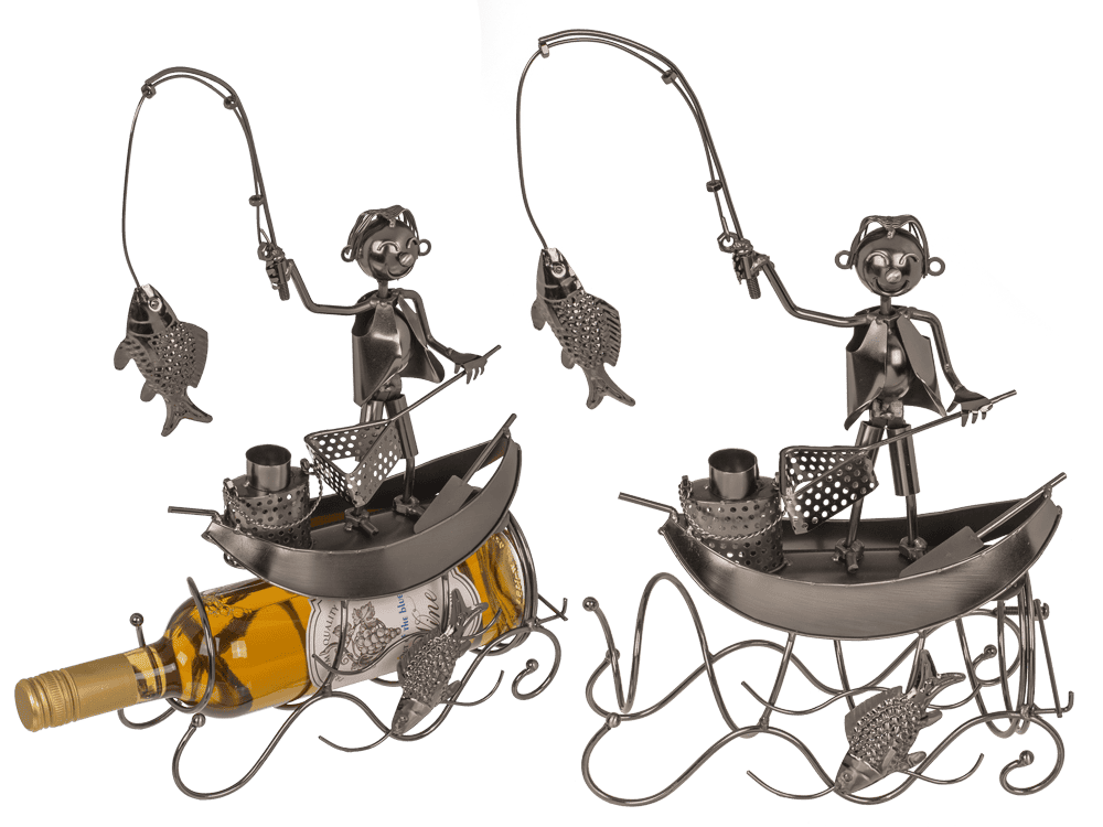 71-3383_000.png Metal bottle holder, Fisher, - Afbeelding 1