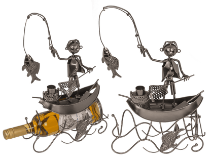 Metal bottle holder, Fisher,