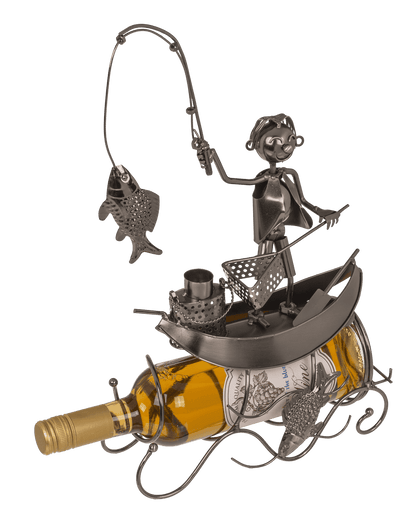 Metal bottle holder, Fisher,