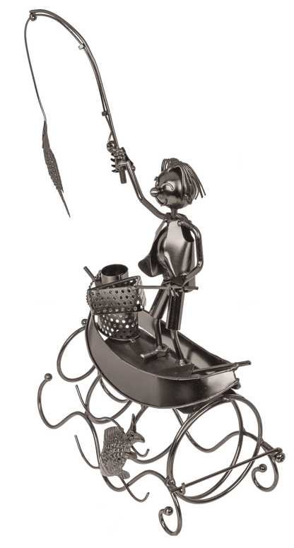 Metal bottle holder, Fisher,