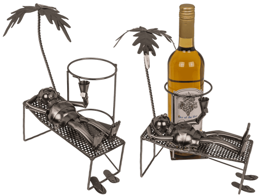 Metal bottle holder, Basking.