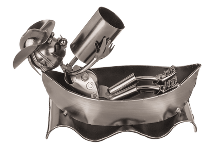 Metal bottle holder, Wine in the bath,