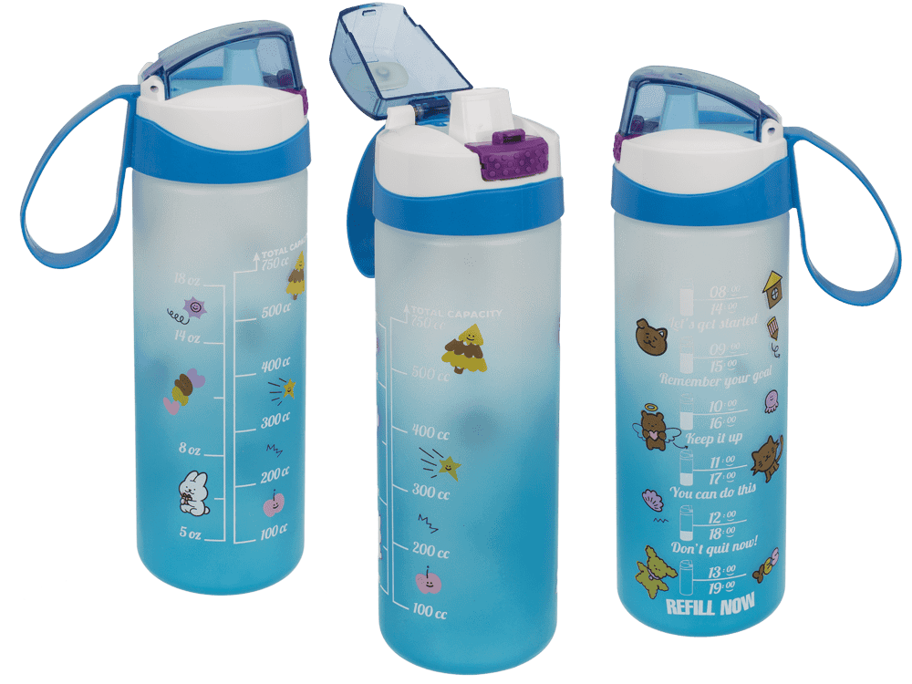 Drinking bottle with drinking indicator II,