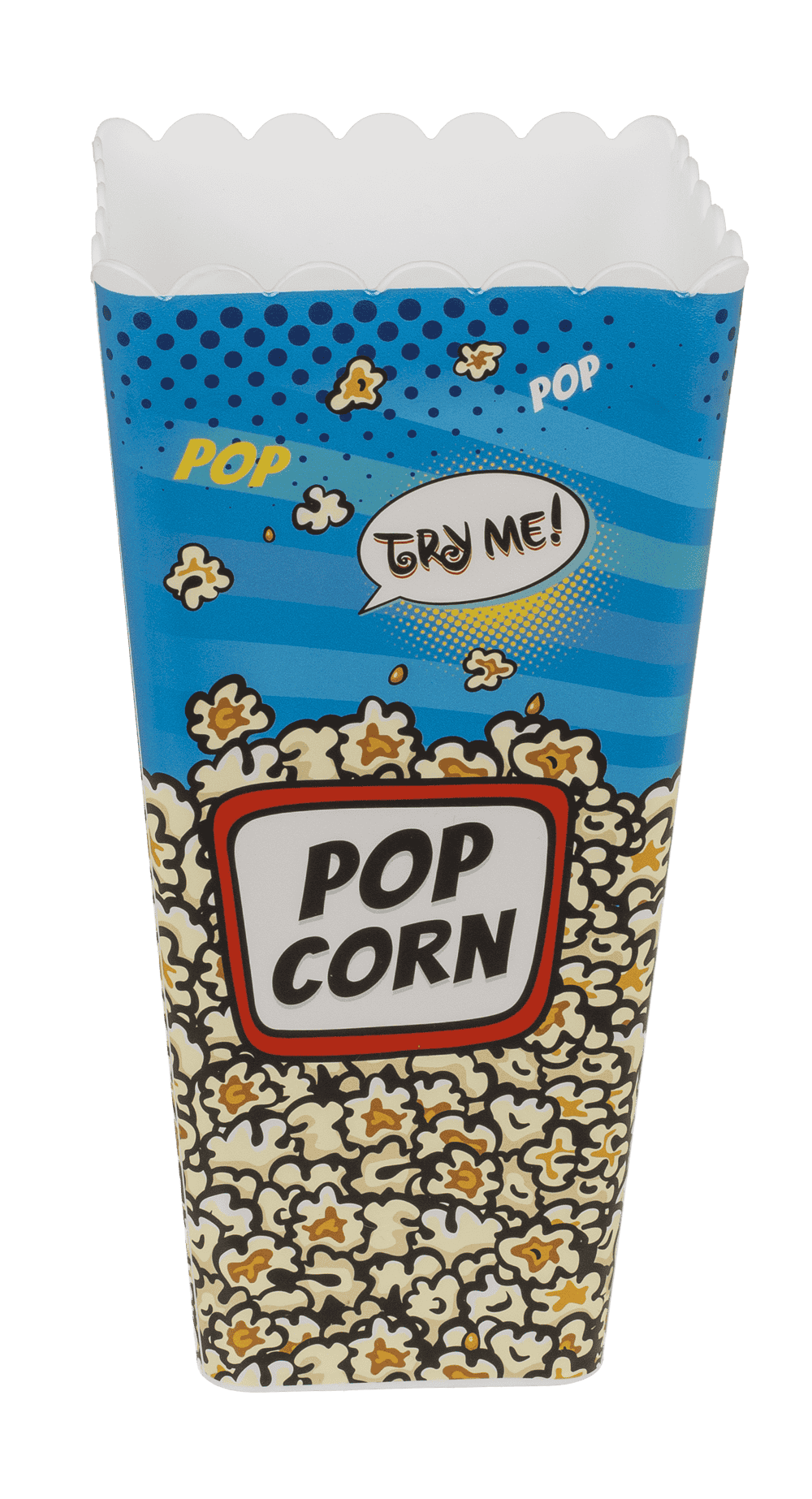 Square snack bucket, 10 x 10 x 24.2 cm,