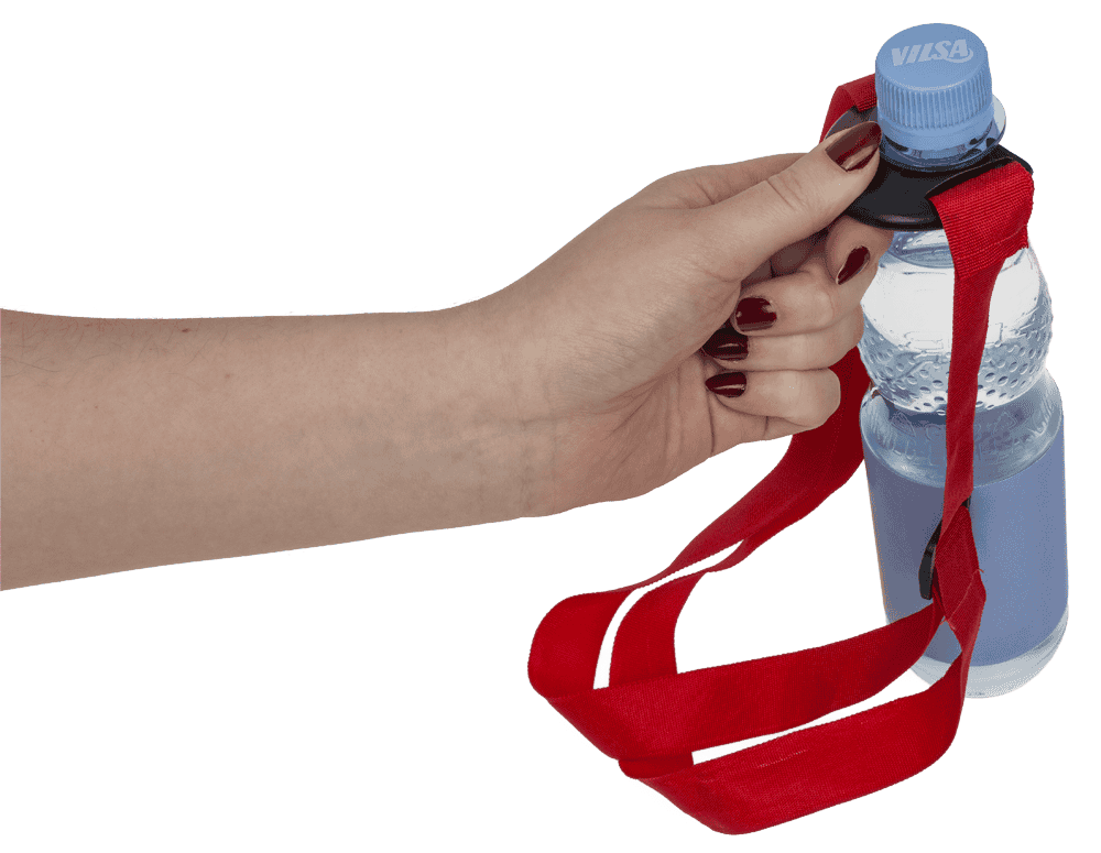 Porte-bouteilles à accrocher autour du cou