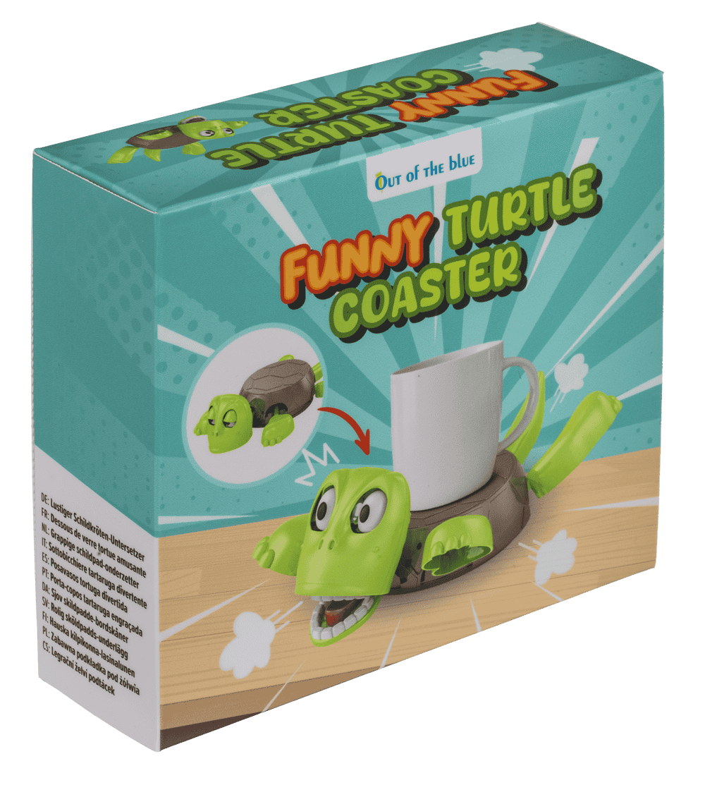 Untersetzer. lustige Schildkröte,