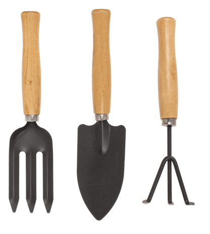 Small garden tools,Tiny Gardening, set of 3