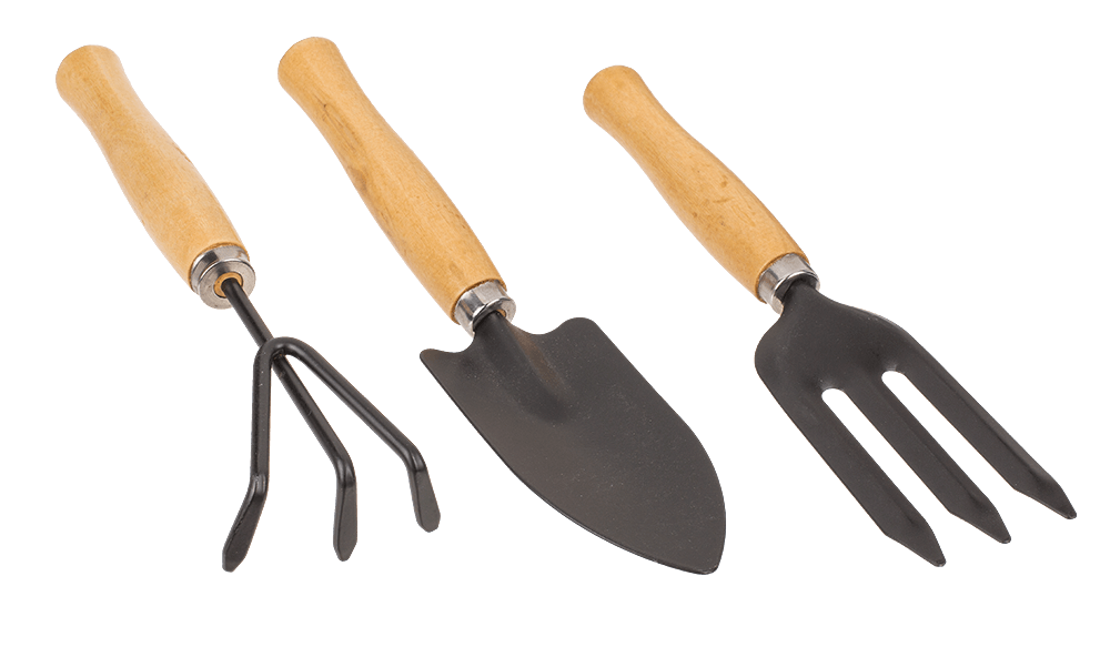 Small garden tools,Tiny Gardening, set of 3