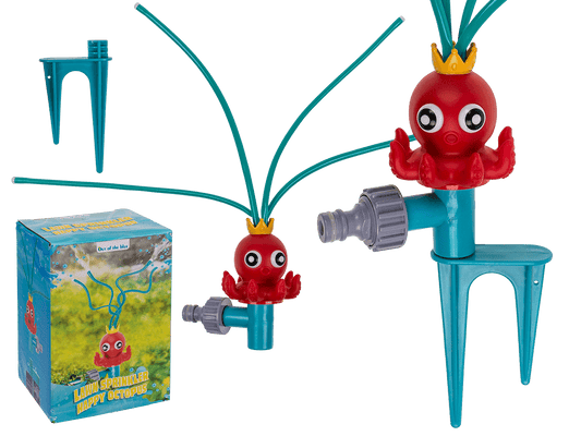 Lawn sprinkler, Happy Octopuss, 11 x 8 x 21 cm,