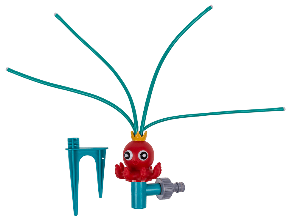 Lawn sprinkler, Happy Octopuss, 11 x 8 x 21 cm,