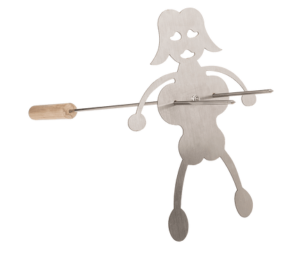 BBQ Roasting Sticks, Couple, set of 2, 20 cm,