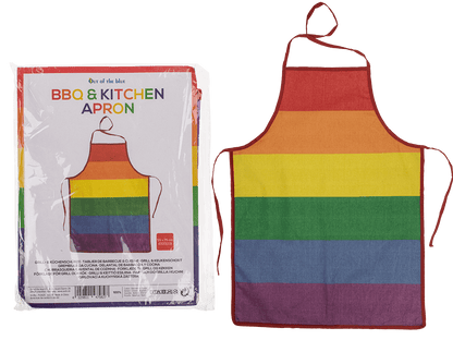 BBQ & Kitchen Apron, Pride,100%