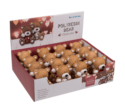 Polyresin bear, I love you,