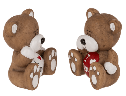 Polyresin bear, I love you,