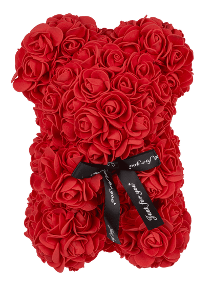 Rose bear, 25 x16 x16 cm in PET gift box,