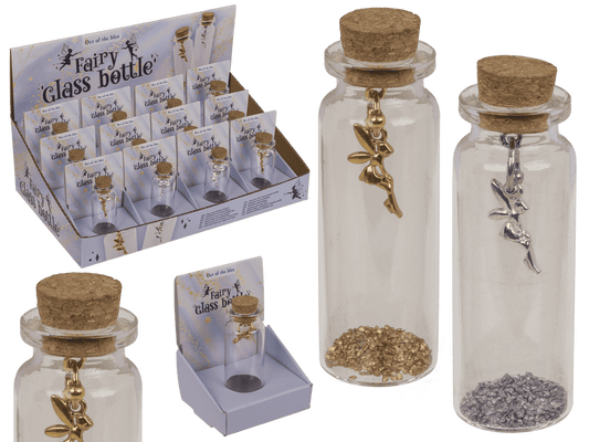 Glass vial with cork stopper, Magic,