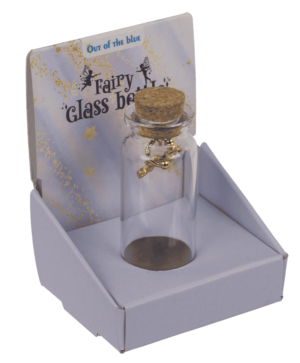 Glass vial with cork stopper, Magic,