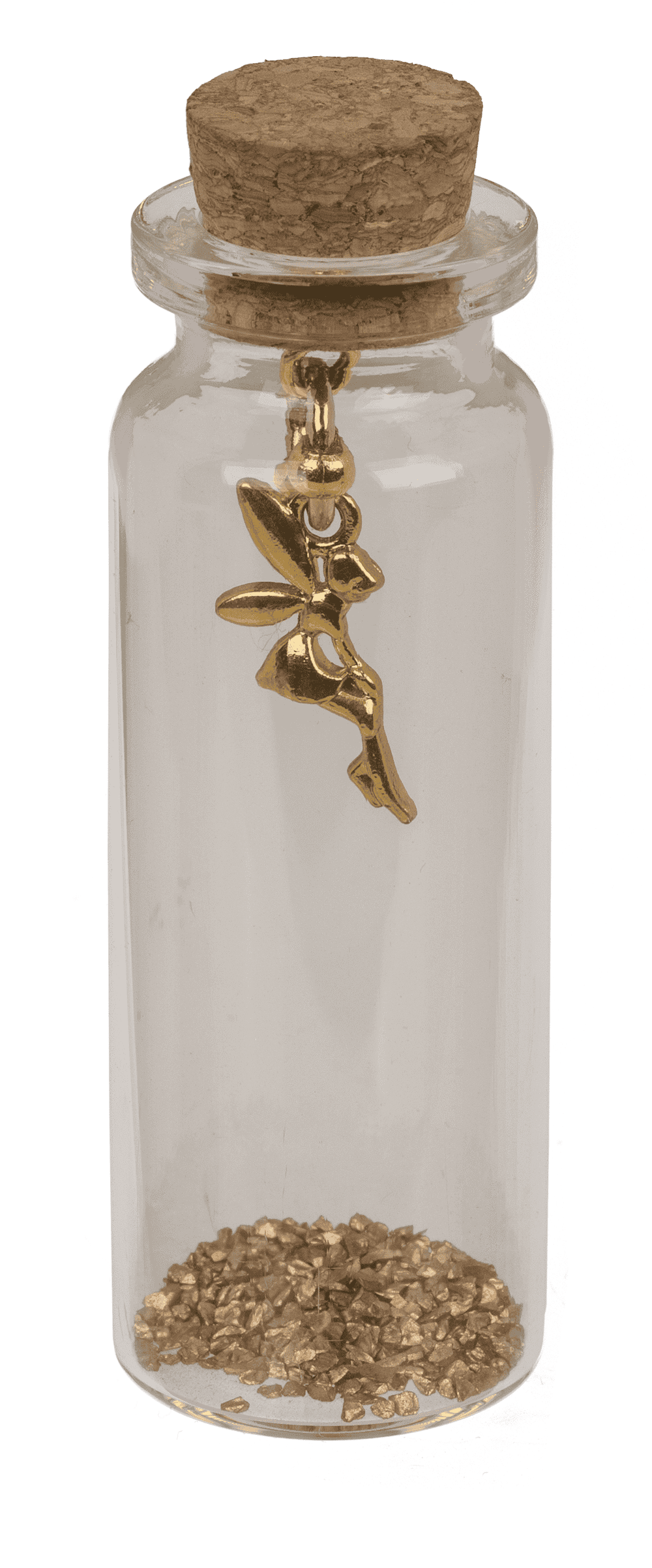 Glass vial with cork stopper, Magic,