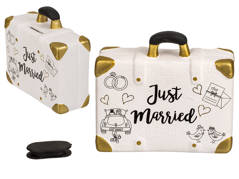 Savings box  suitcase , Just married,