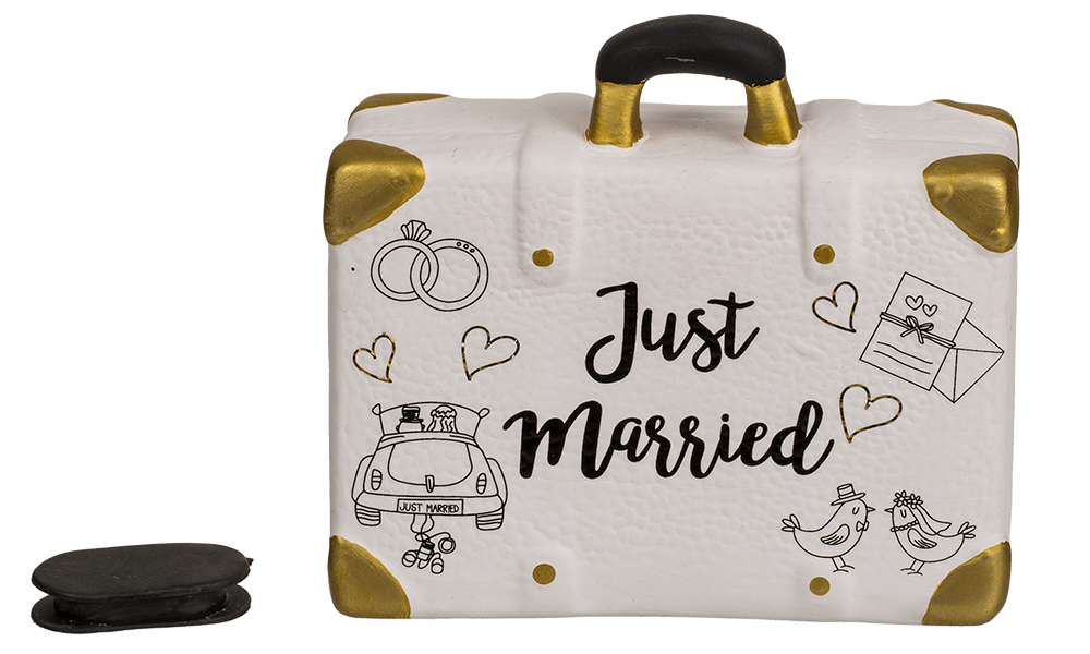 Savings box  suitcase , Just married,