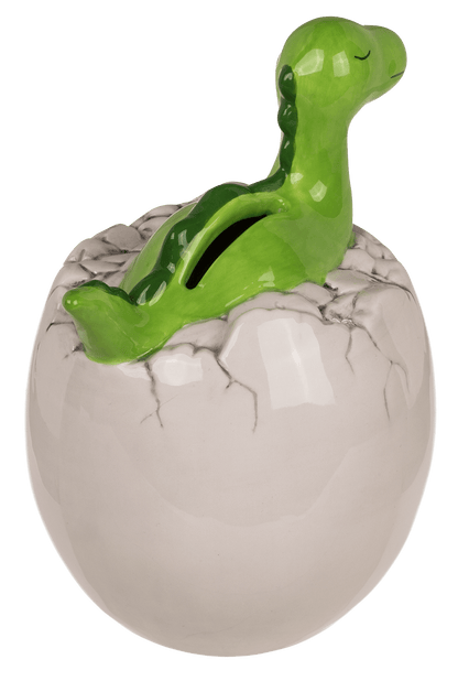 Saving bank with lock, Dino out of Egg,