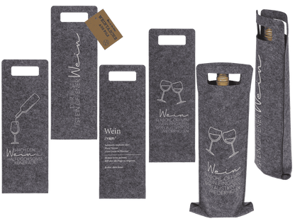 Felt wine bag,