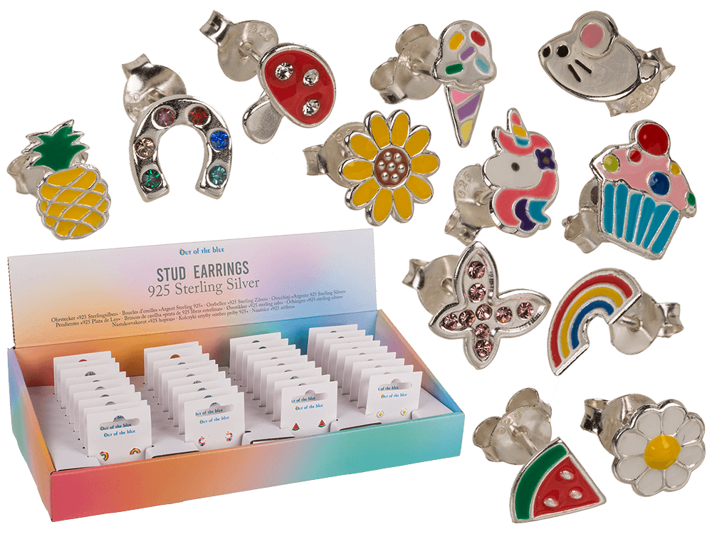 Stud Earrings, Kids collection,