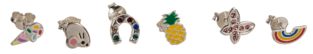 Stud Earrings, Kids collection,