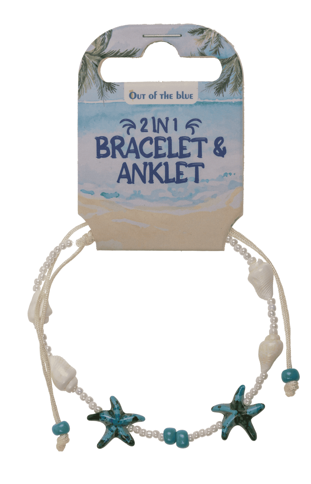 Pulsera/brazalete textil 2 en 1