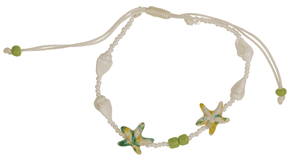 Pulsera/brazalete textil 2 en 1
