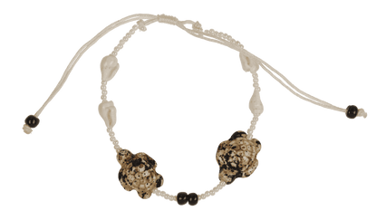 Pulsera/brazalete textil 2 en 1