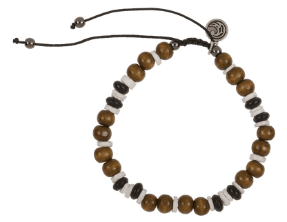 2 in 1 wooden bracelet/anklet, Surf Vibes,