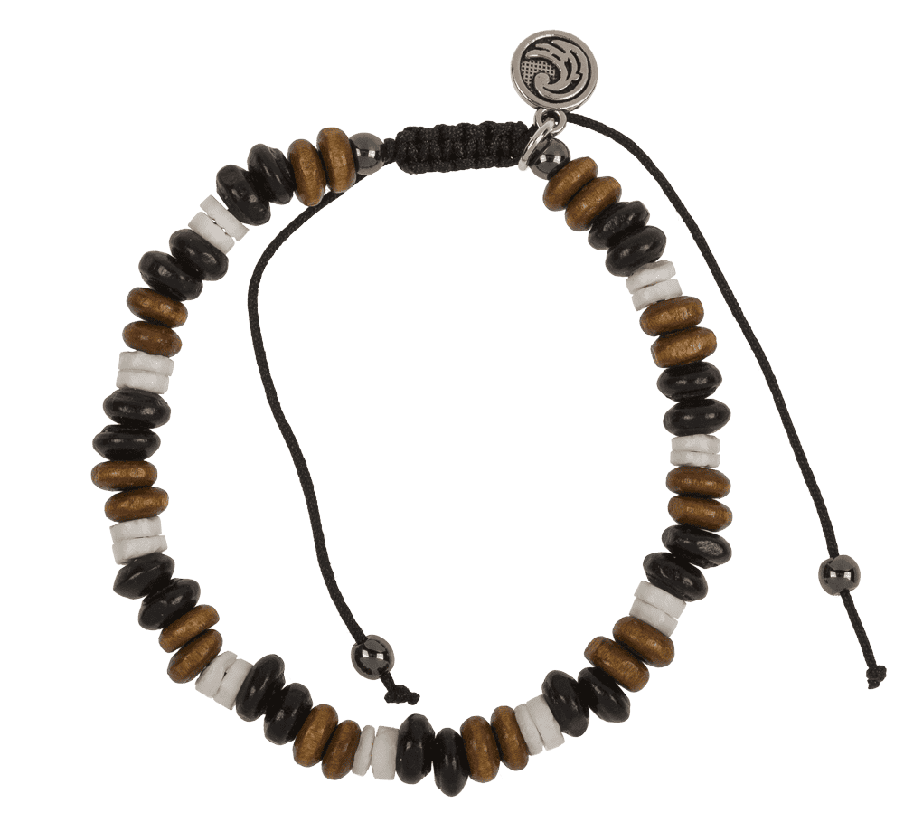 2 in 1 wooden bracelet/anklet, Surf Vibes,
