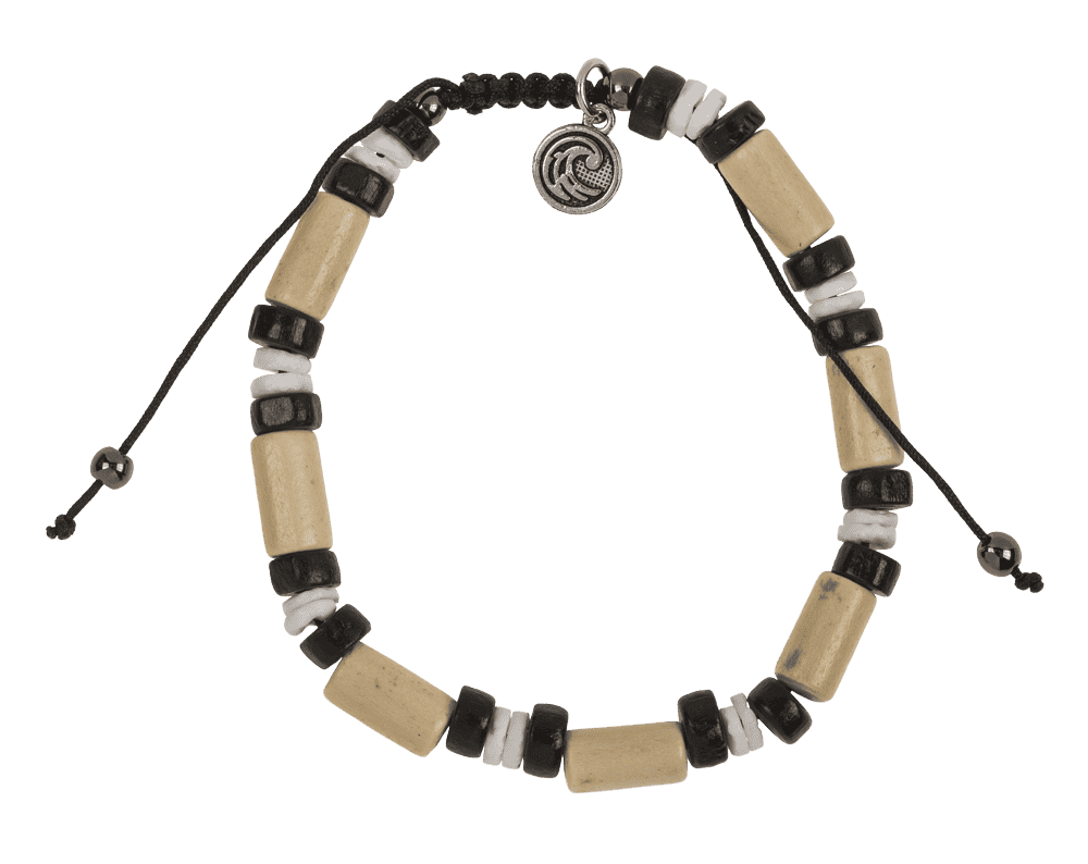 2 in 1 wooden bracelet/anklet, Surf Vibes,