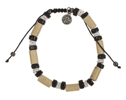 2 in 1 wooden bracelet/anklet, Surf Vibes,