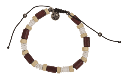 2 in 1 wooden bracelet/anklet, Surf Vibes,
