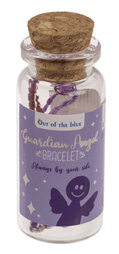 Bracciale in tessuto con perle di vetro e